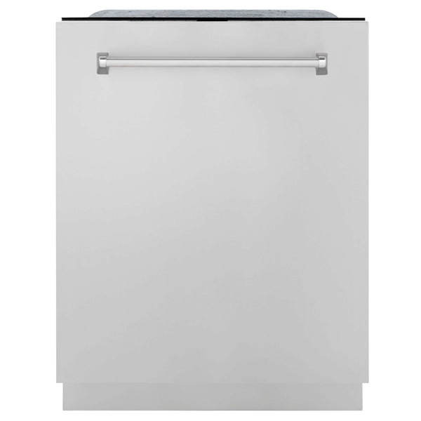 ZLINE 24 Tallac Series 3rd Rack Dishwasher in DuraSnow with Stainless Steel Tub, 51dBa (DWV-SN-24)